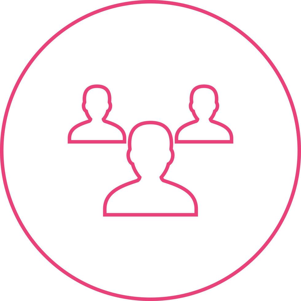 Beautiful Teamwork vector line icon