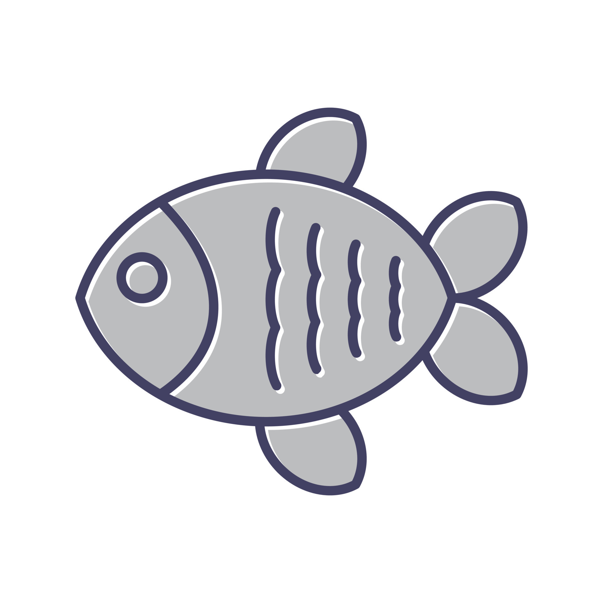 Fish Vector Icon 16736636 Vector Art at Vecteezy