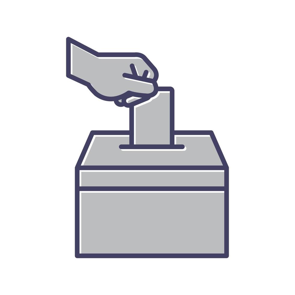 icono de vector de votación