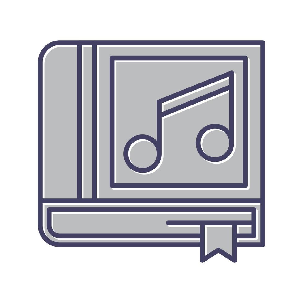 Music Book Vector Icon