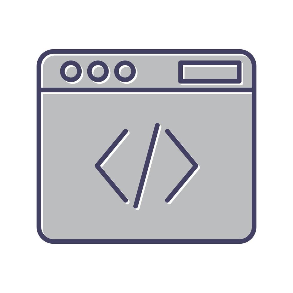 Code Vector Icon 16737227 Vector Art at Vecteezy