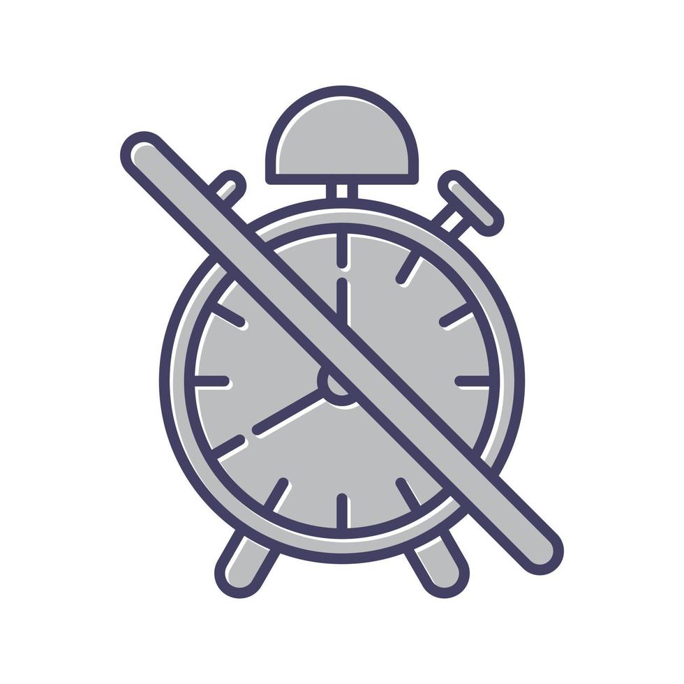 No Alarm Vector Icon