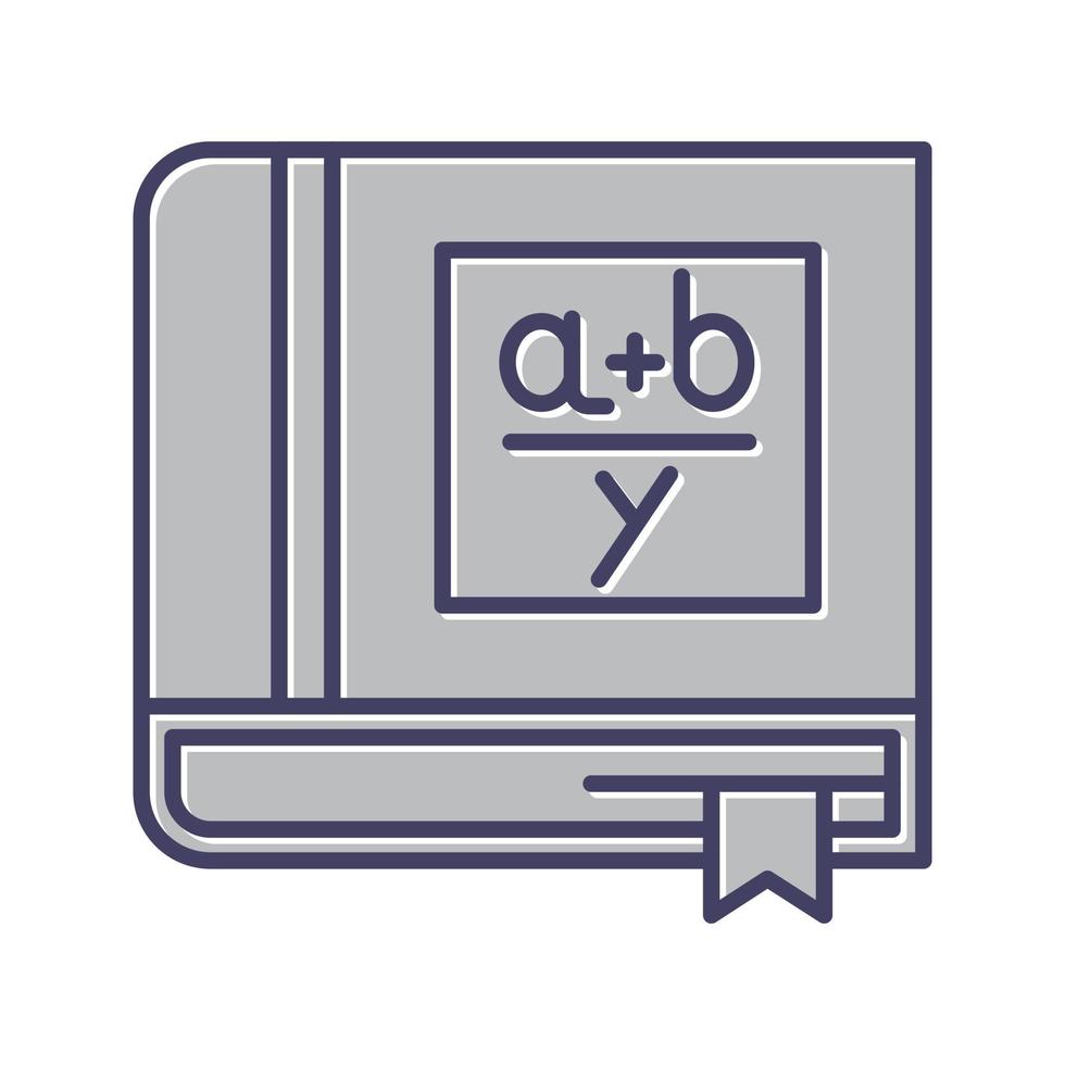 Algebra Book Vector Icon