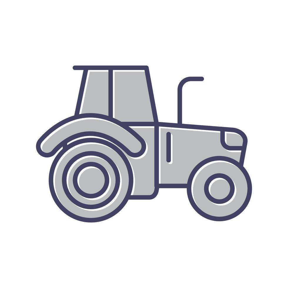 icono de vector de tractor