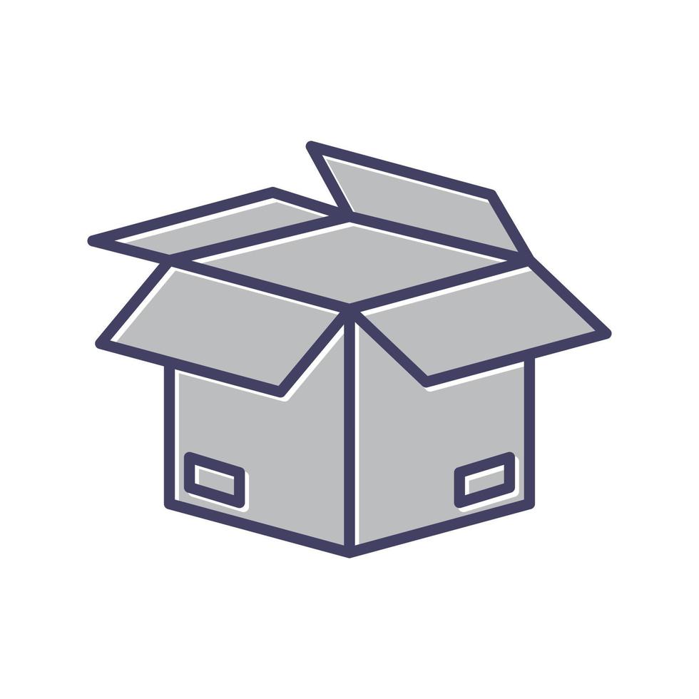 Open Box Vector Icon