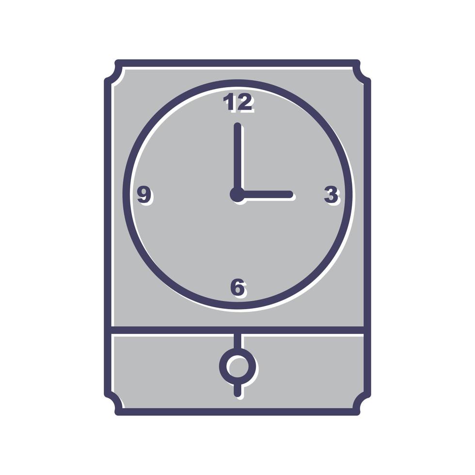 icono de vector de reloj grande