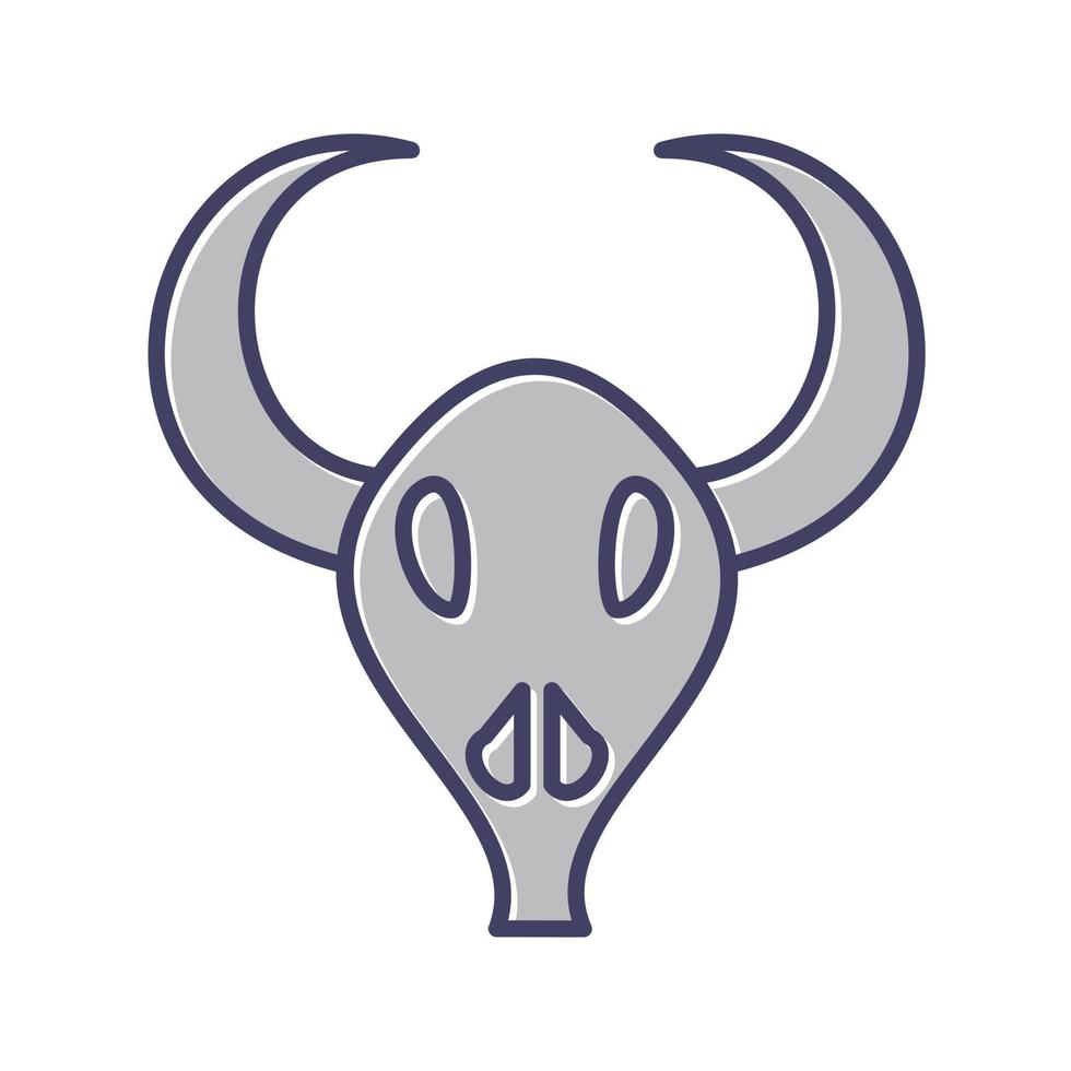 Bull Horns Vector Icon