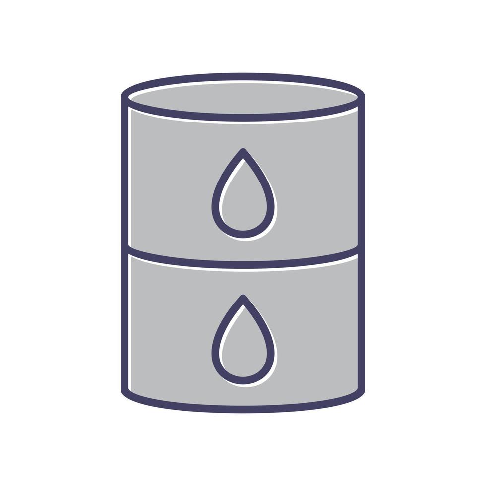 Oil Barrel Vector Icon