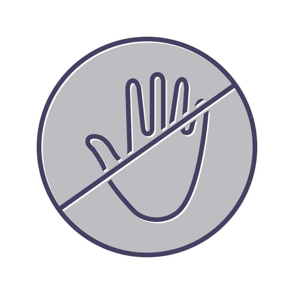 No Entry Sign Vector Icon