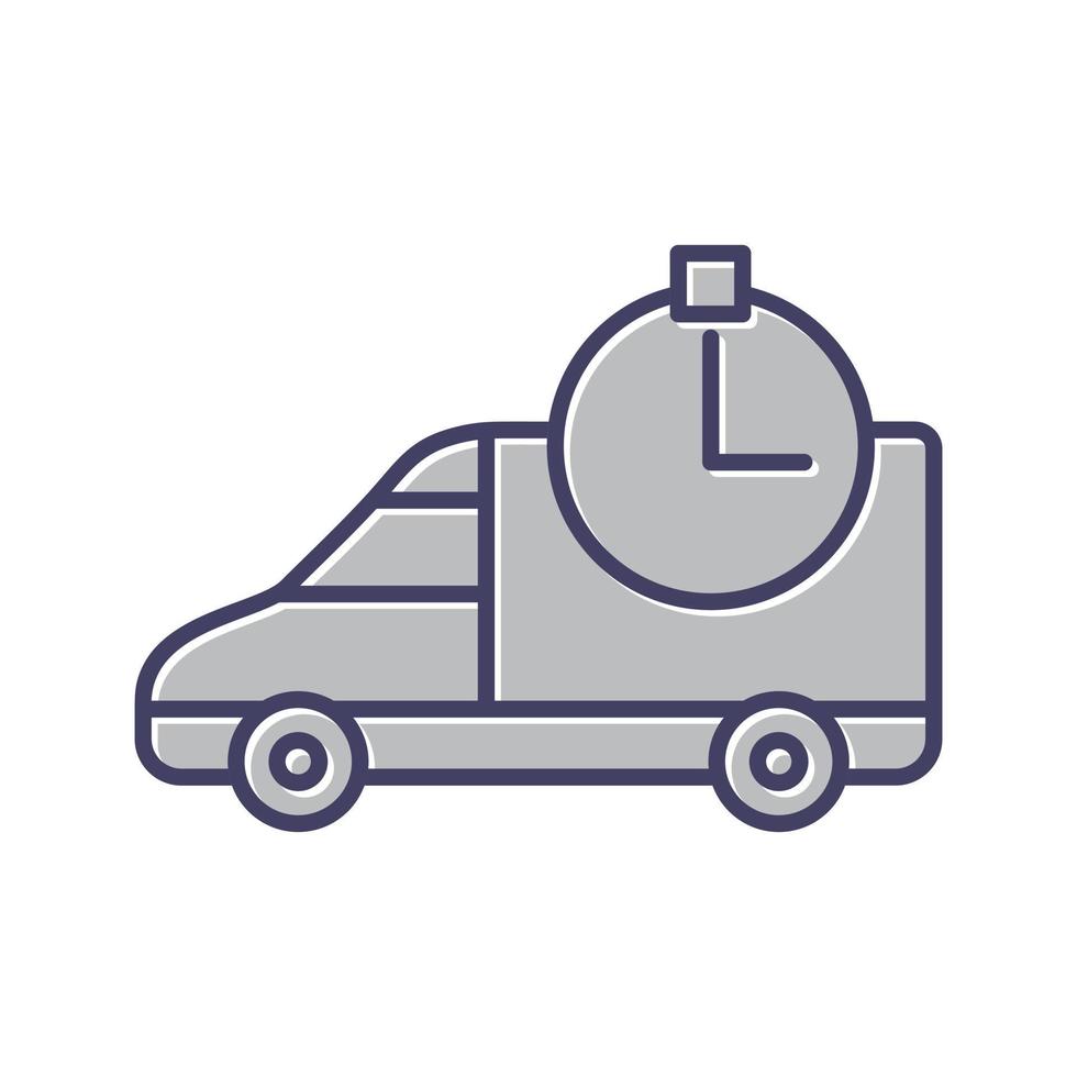 Time Based Delivery Vector Icon