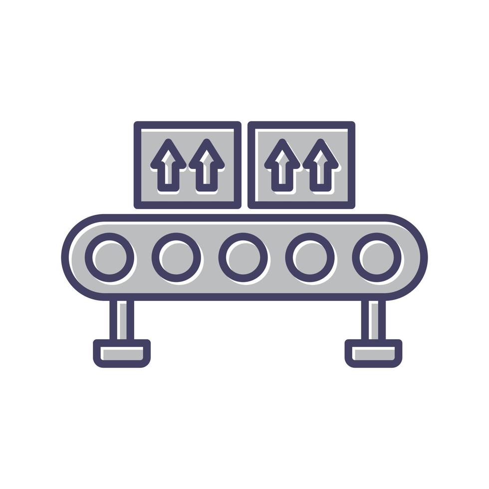 Assembly Line Vector Icon