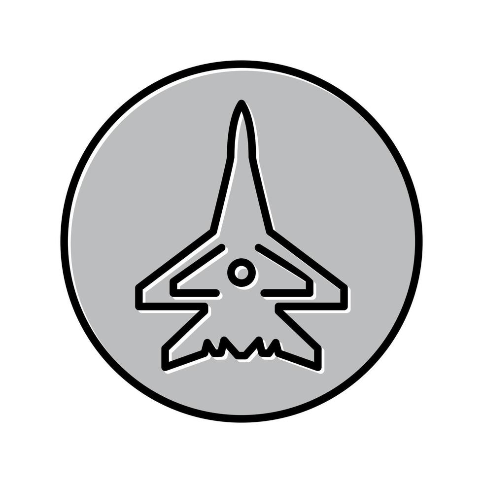 Fighter Plane Vector Icon