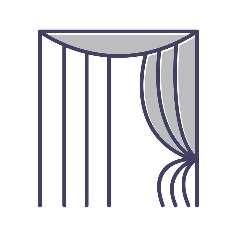 Curtains Vector Icon