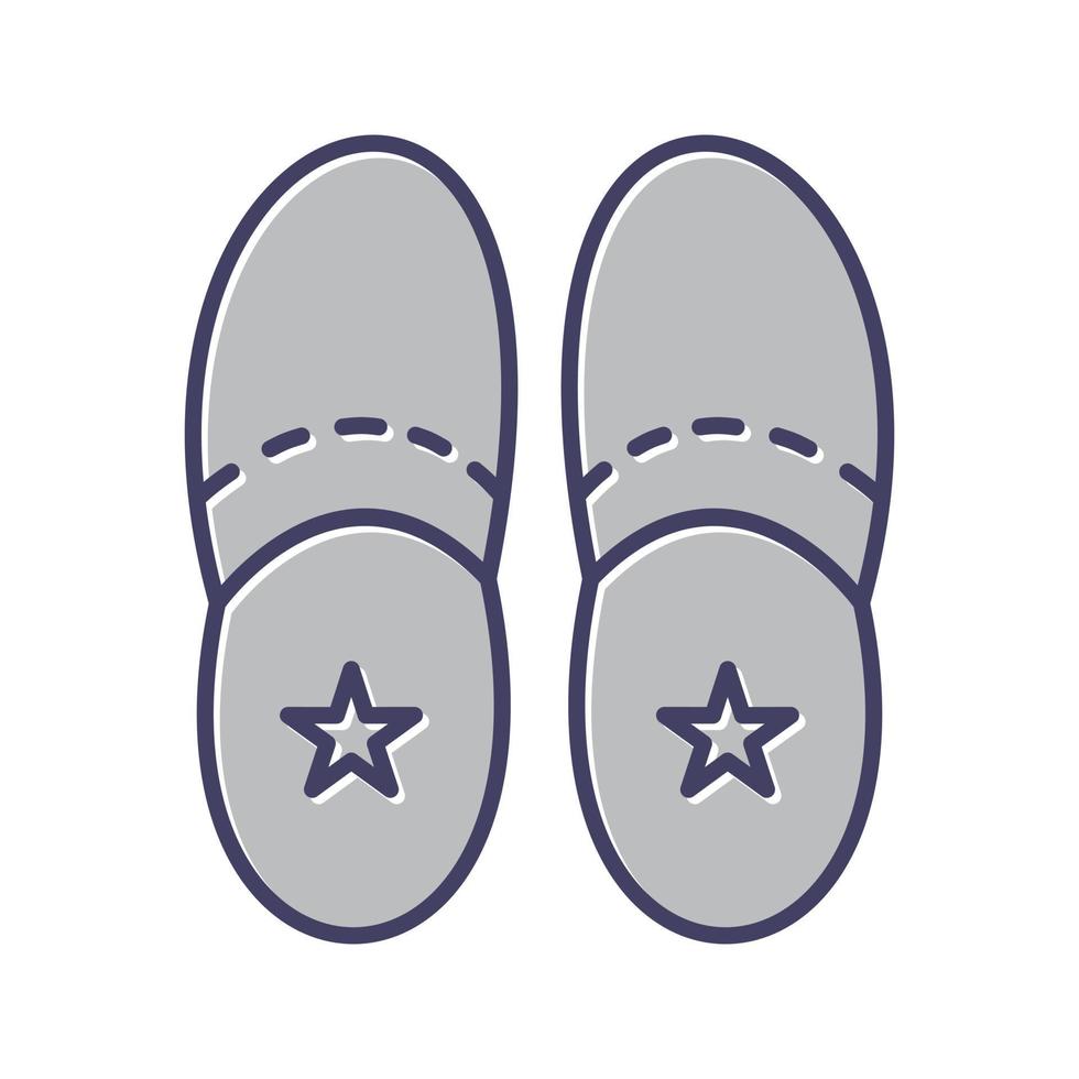 icono de vector de zapatillas