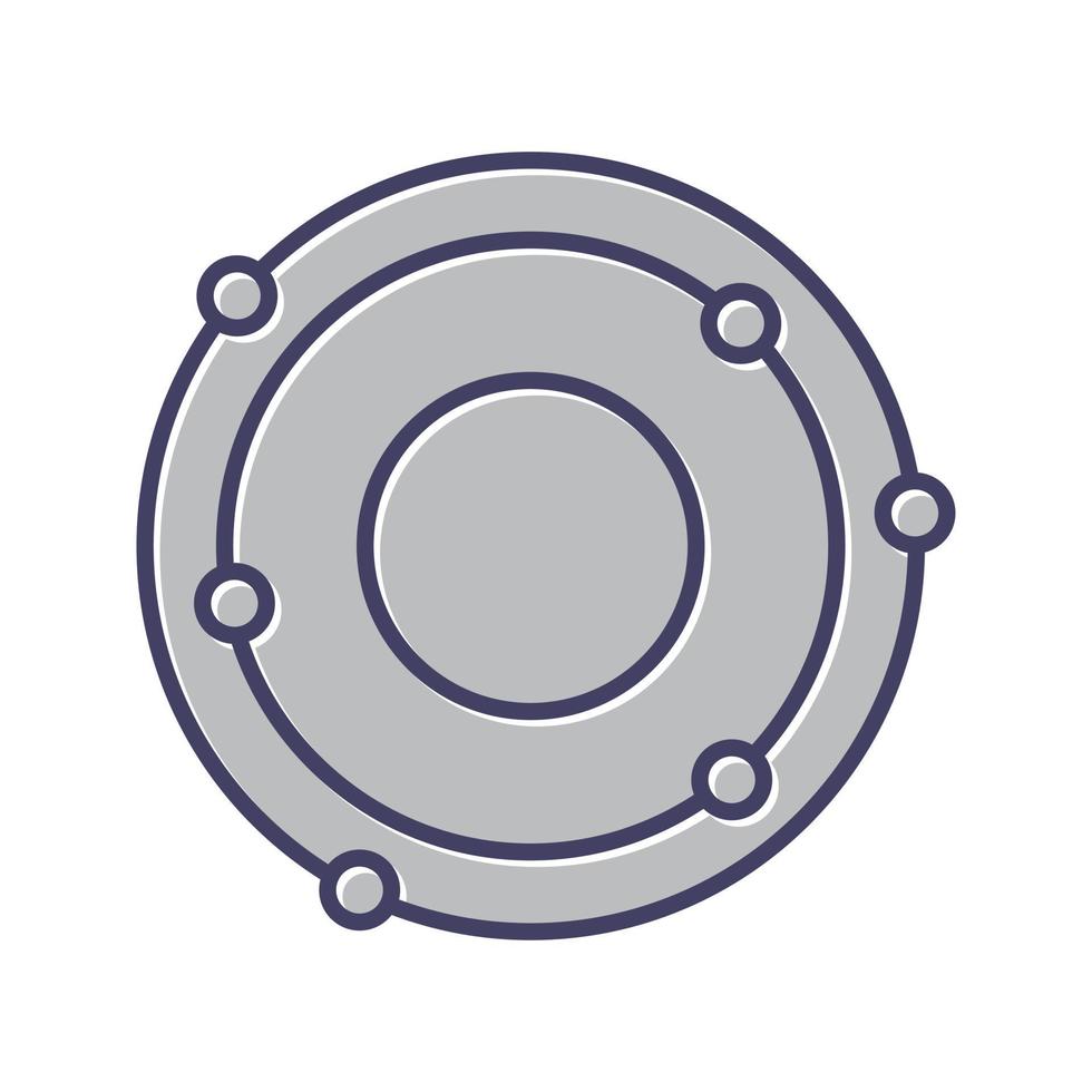 Atomic Structure Vector Icon