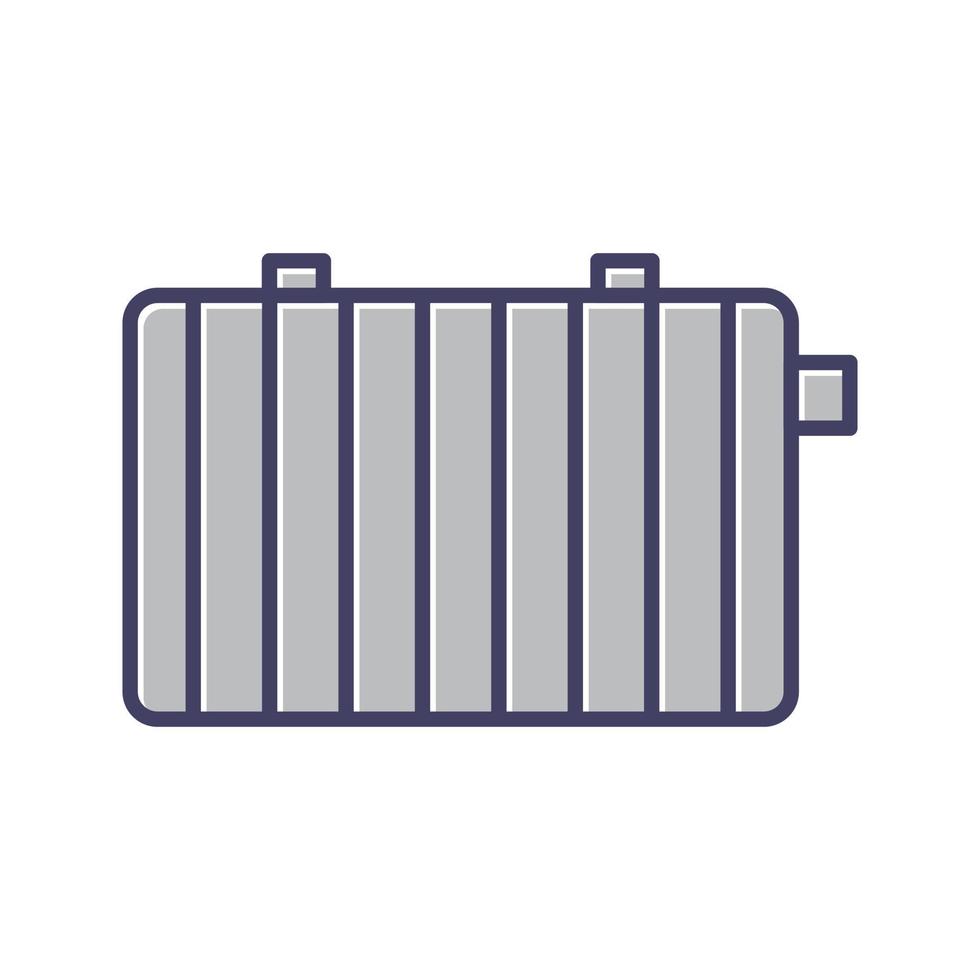 Heat Radiator Vector Icon