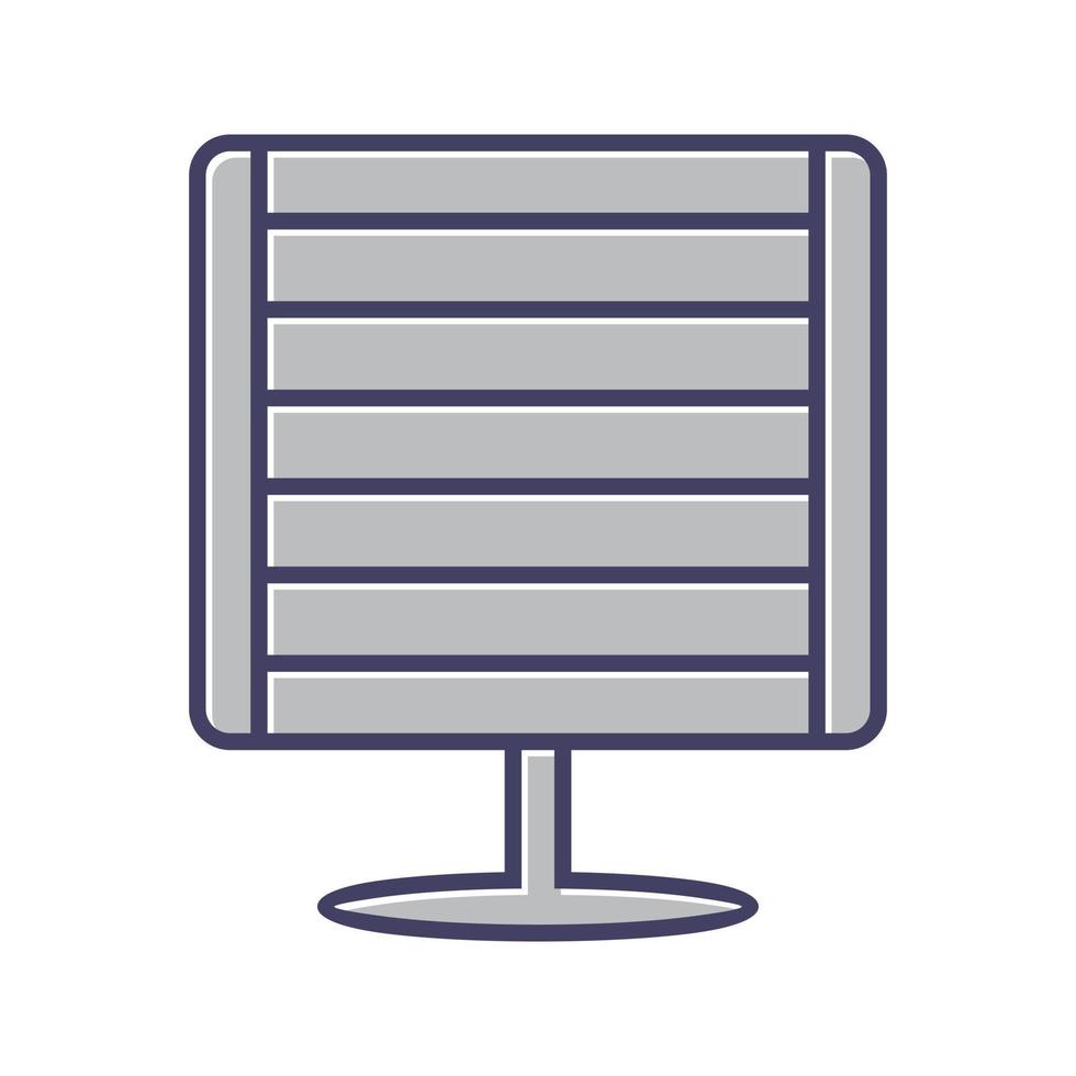 Infrared Heater Vector Icon