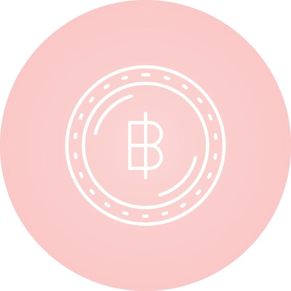 Baht Currency Vector Icon