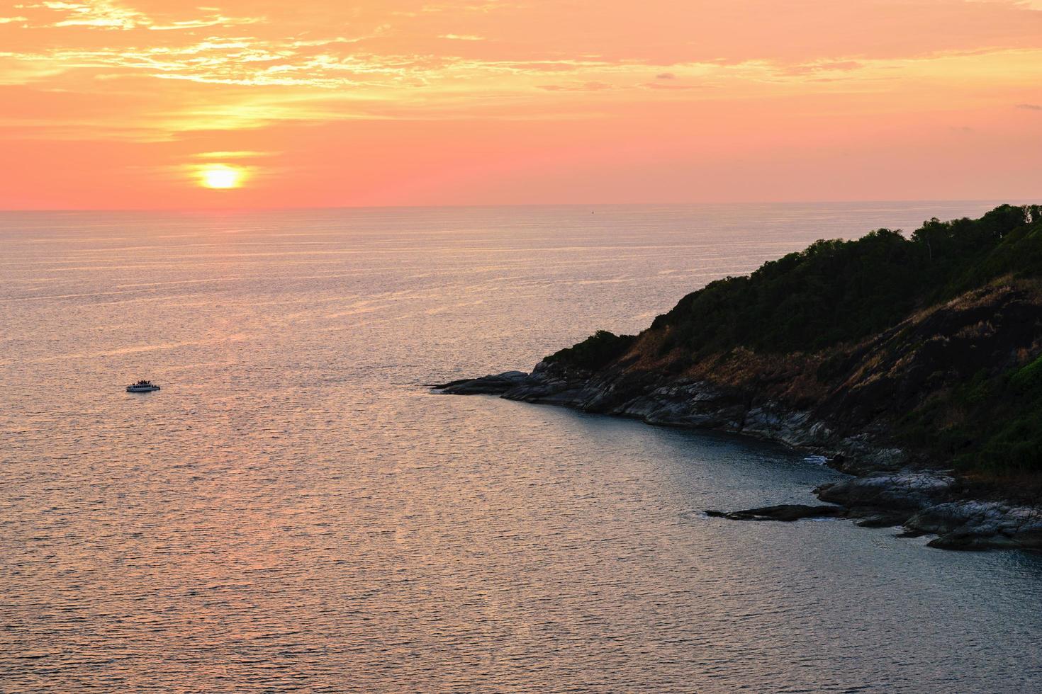Sunset over the Andaman Sea photo