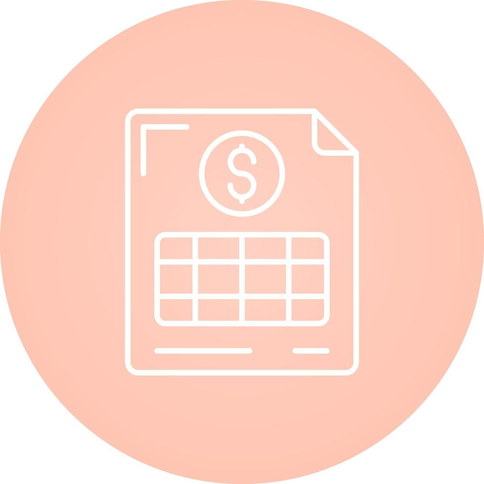 Invoice Vector Icon