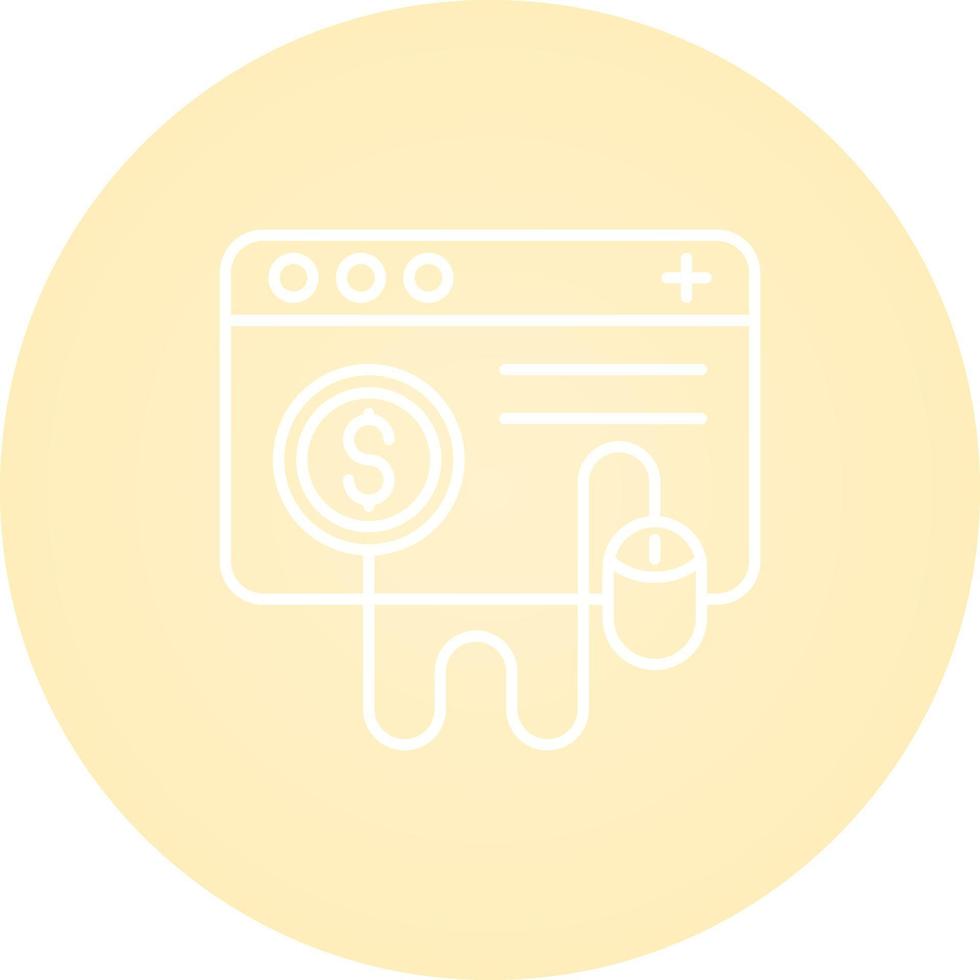 Pay Per Click Vector Icon