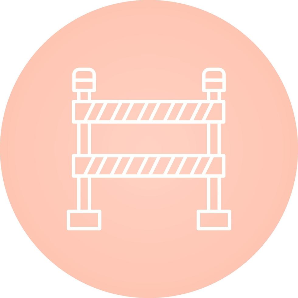Police Line Vector Icon