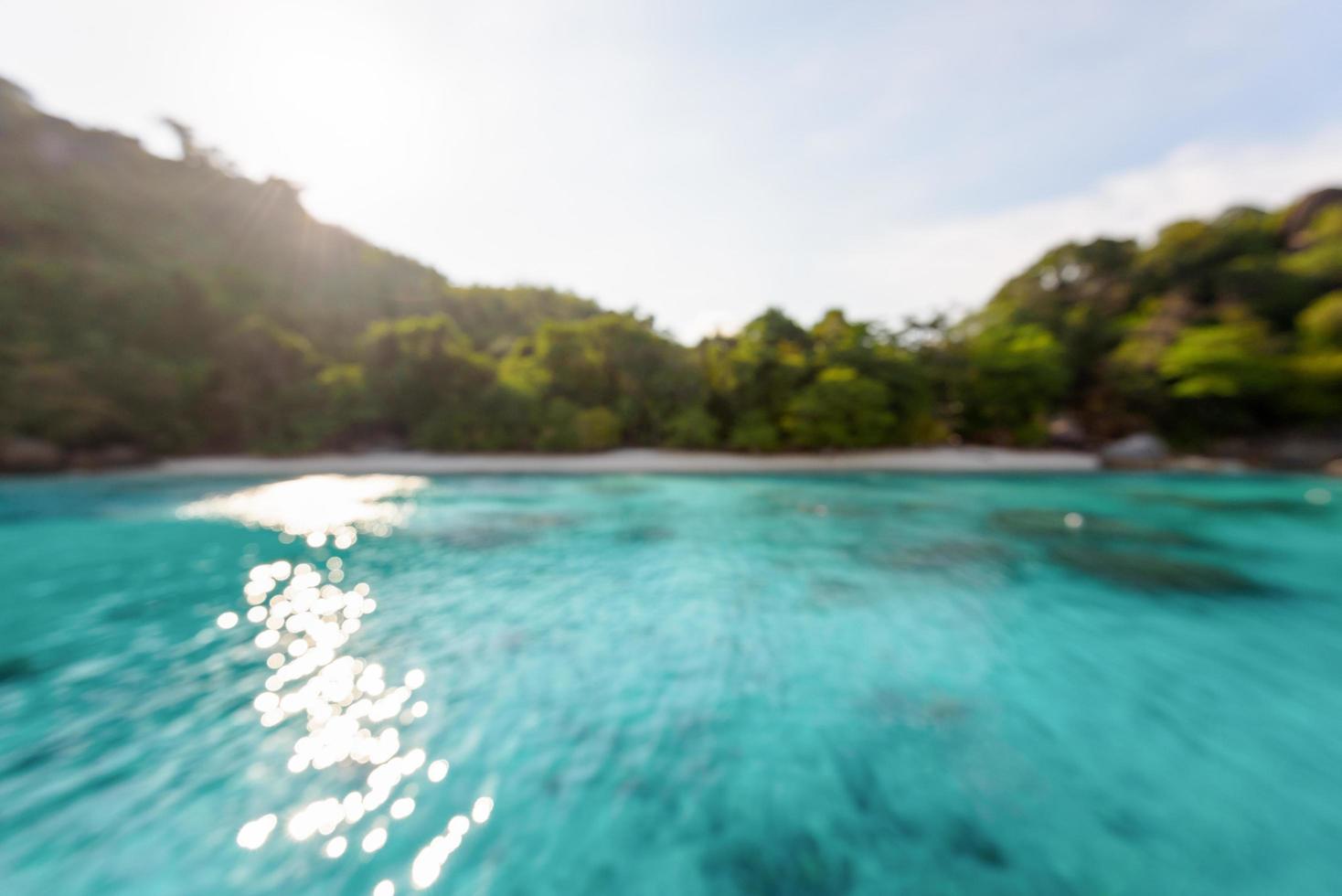 Blur sea background photo