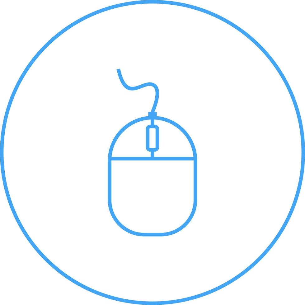Unique Mouse Vector Line Icon