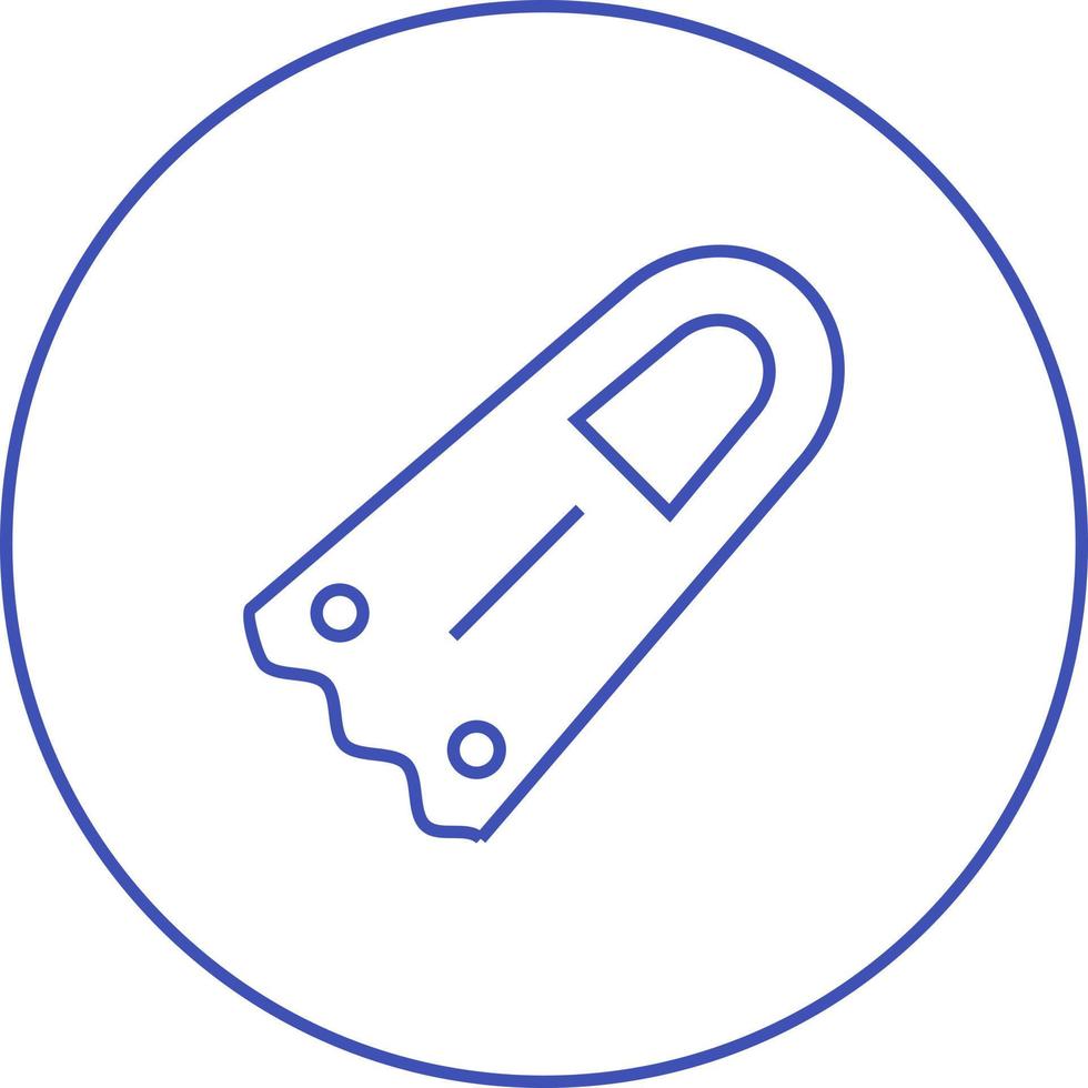 Unique Fins Vector Line Icon