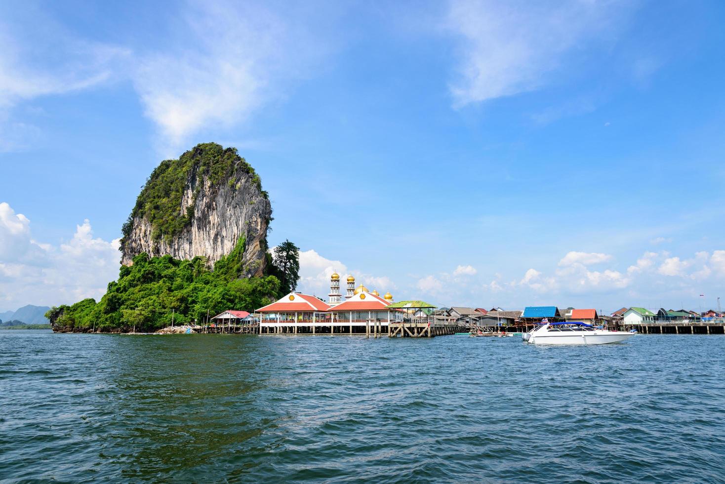 Koh Panyee or Punyi island in summer photo