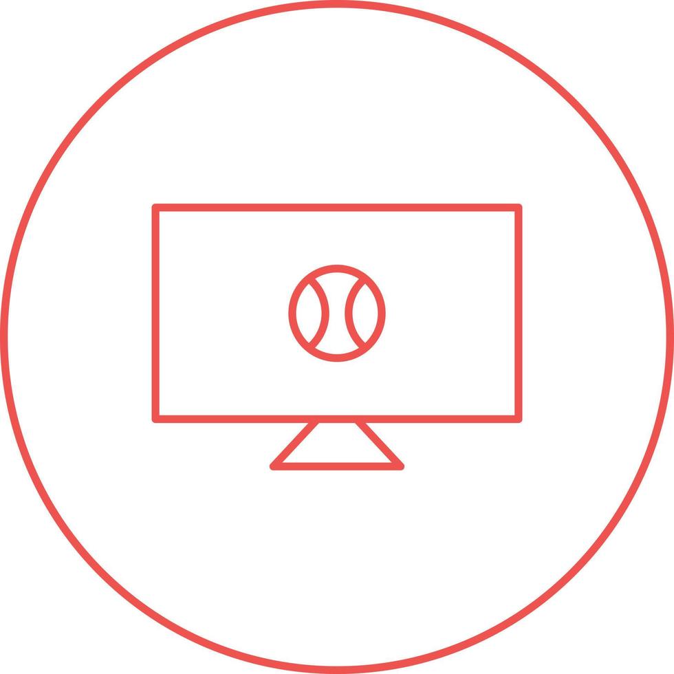 Unique Sports News Vector Line Icon