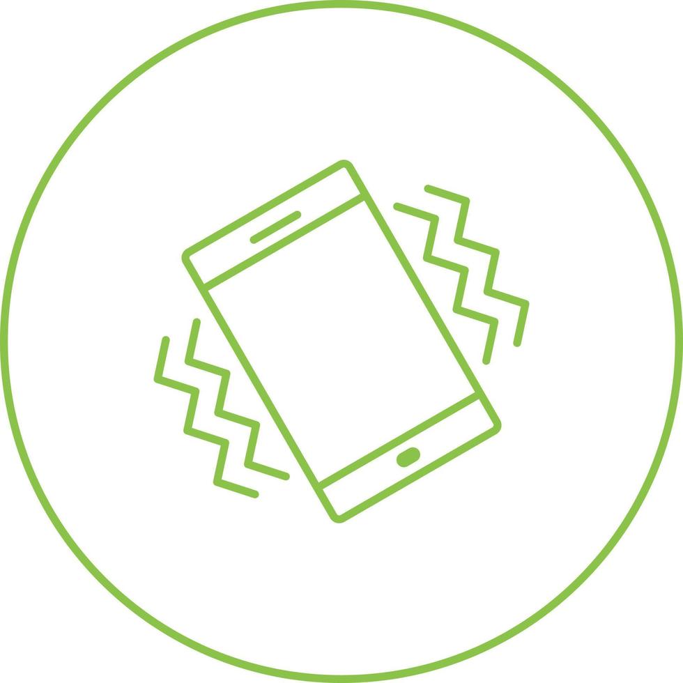 Unique Vibration Mode Vector Line Icon