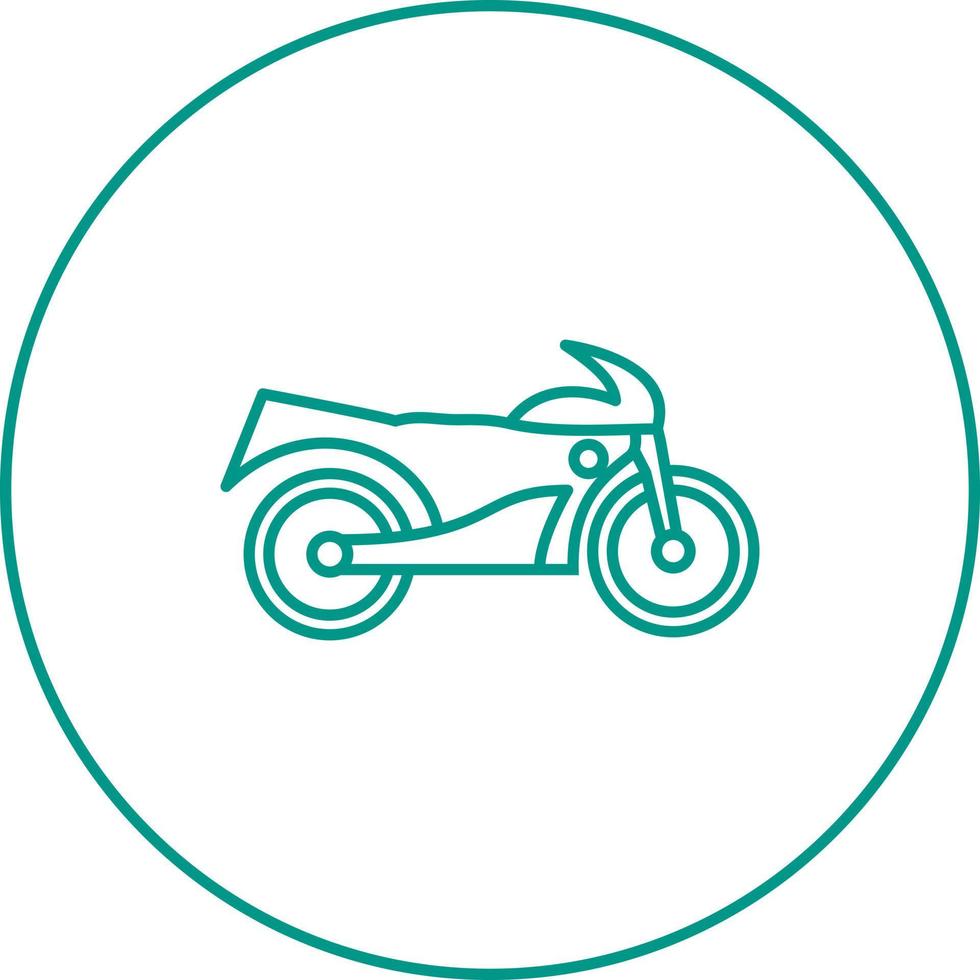 Unique Bike Vector Line Icon