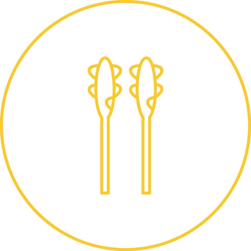 Unique Asparagus Vector Line Icon