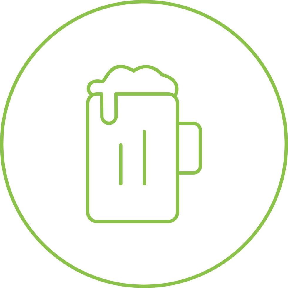 Unique Beer Vector Line Icon