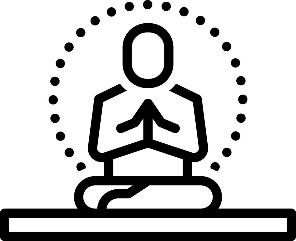 line icon for relaxation vector