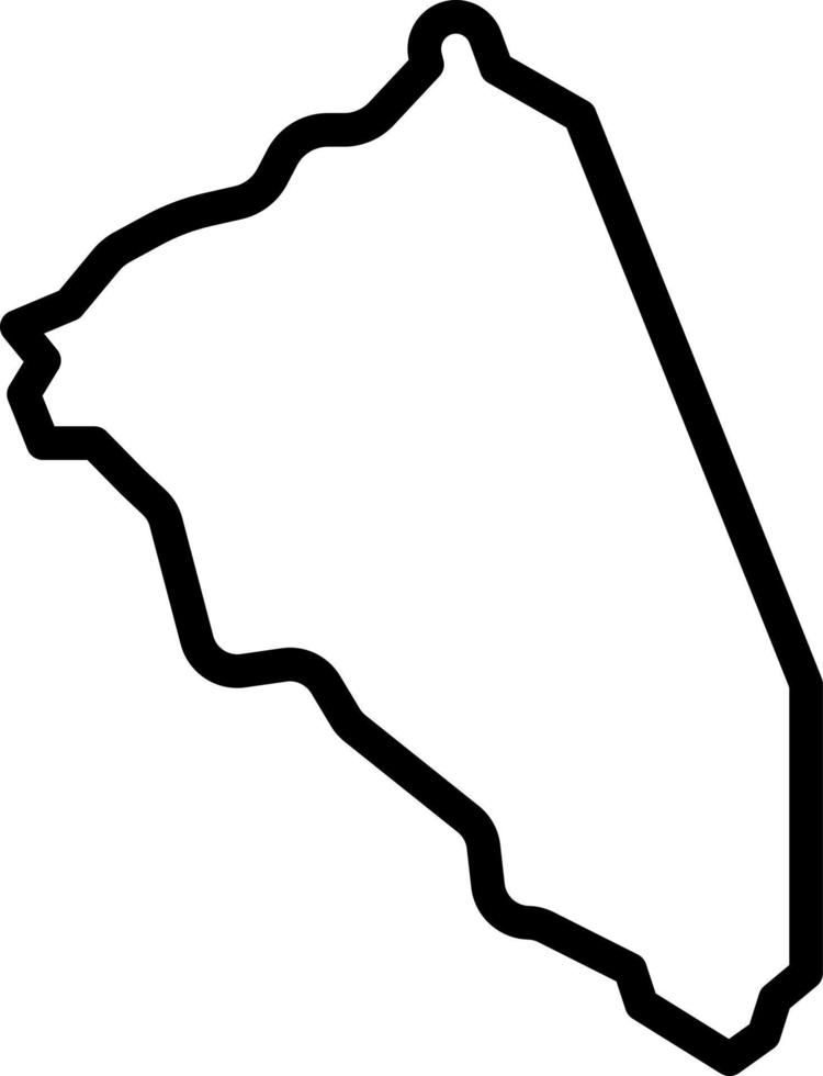 line icon for burlington vector