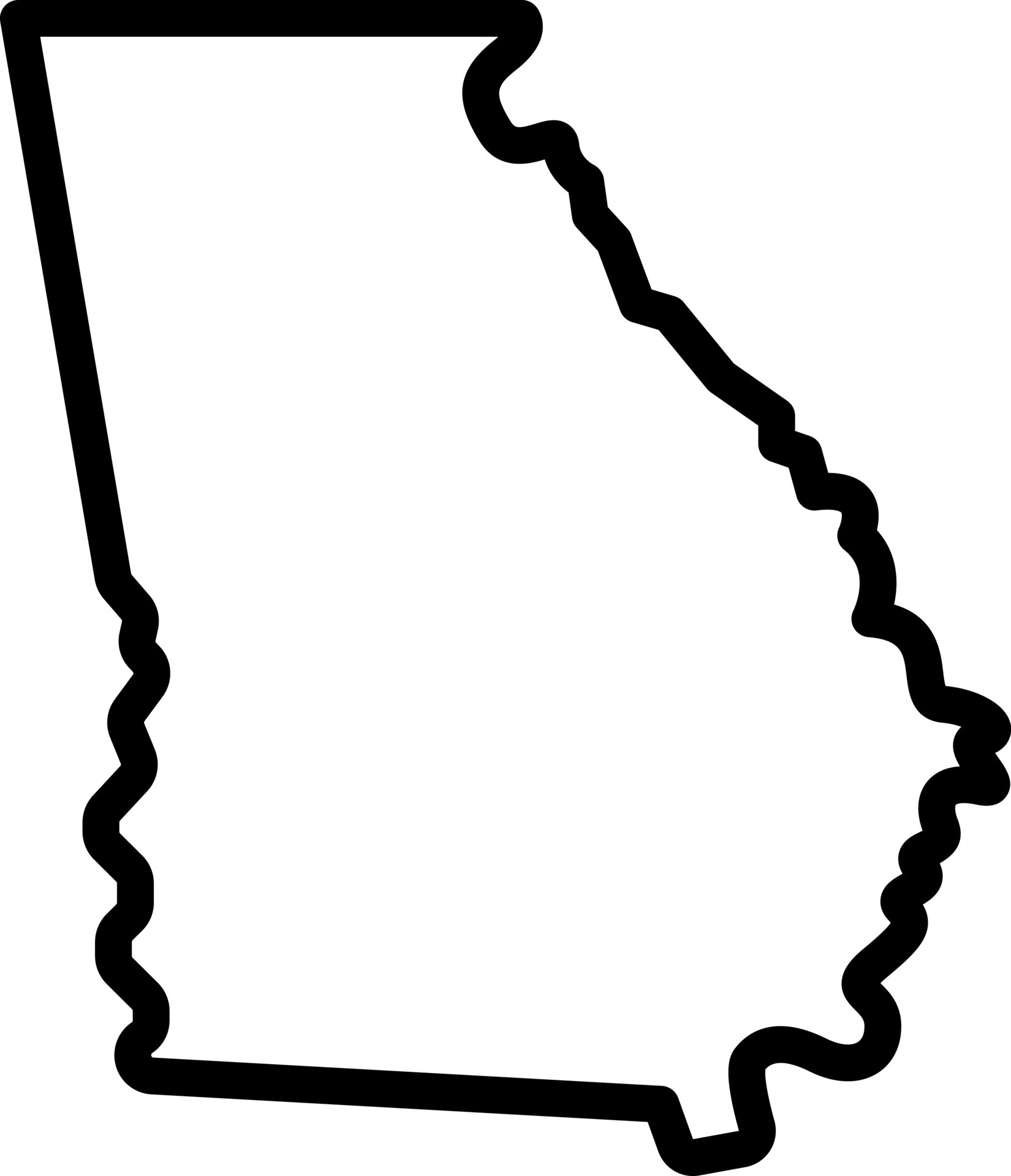 line icon for georgia 16741437 Vector Art at Vecteezy