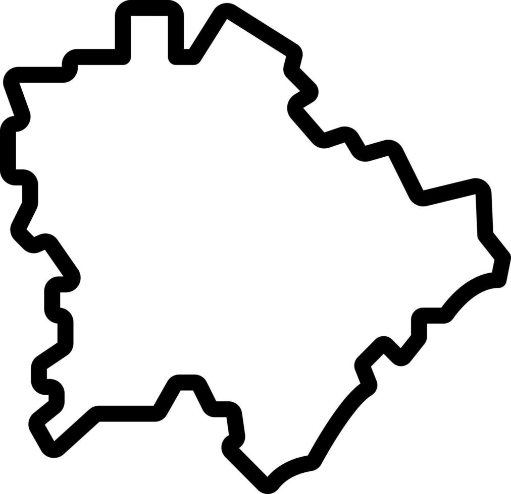 line icon for budapest vector