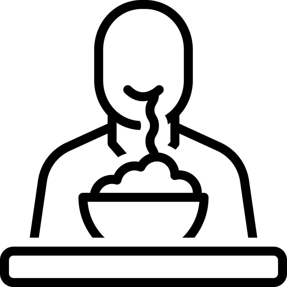 line icon for taken vector