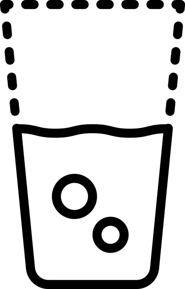 line icon for half vector