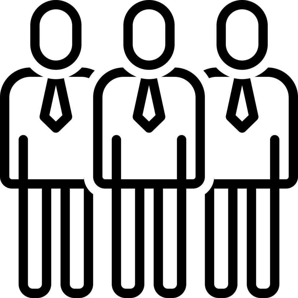 line icon for public vector
