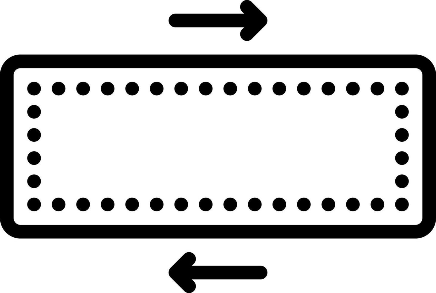 icono de línea para amplio vector