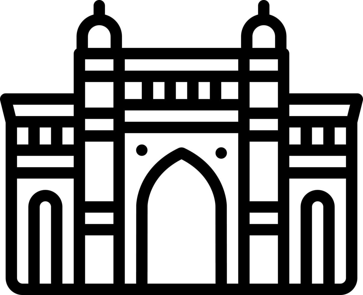 line icon for historical vector