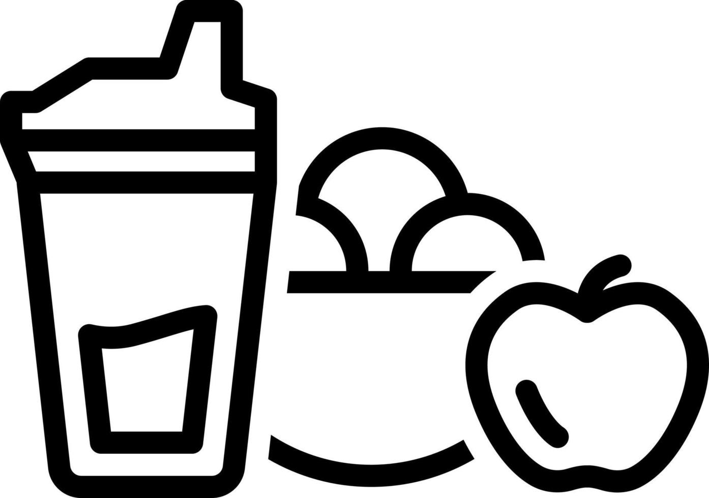 line icon for nutrition vector