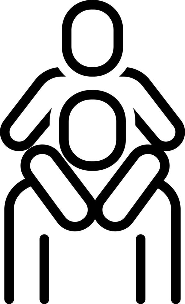 line icon for dad vector