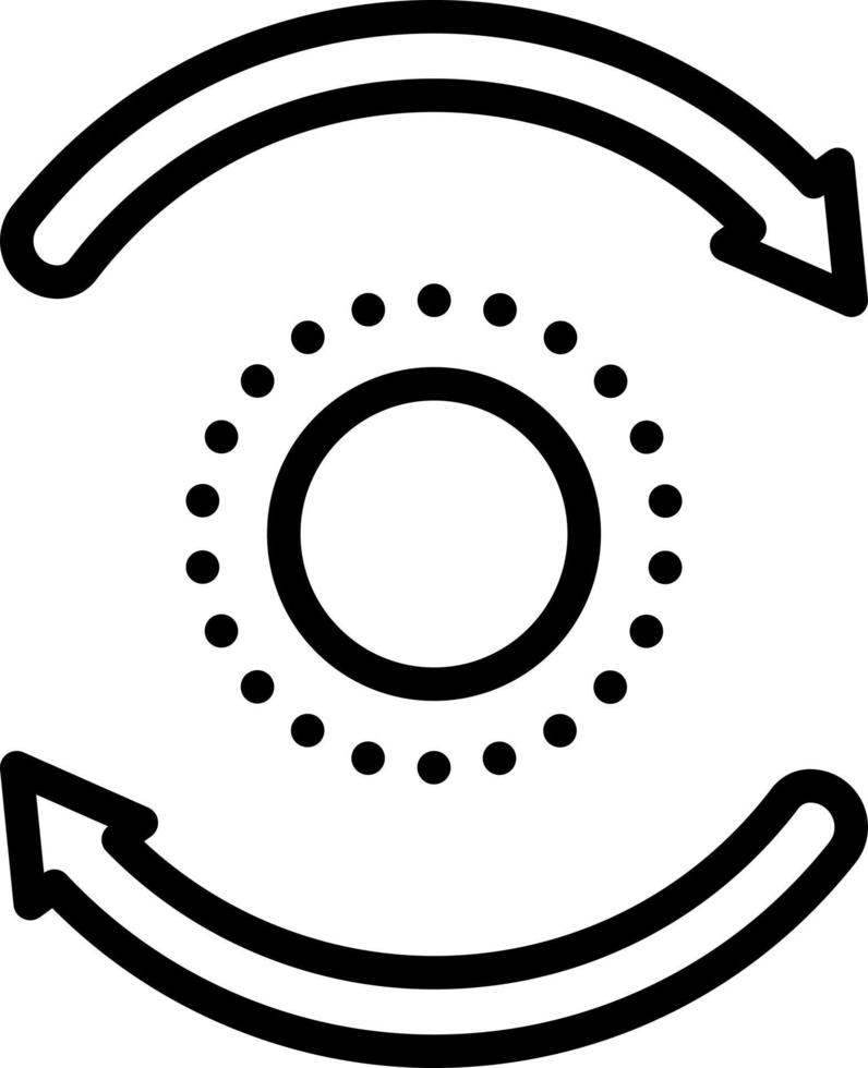 line icon for loop vector