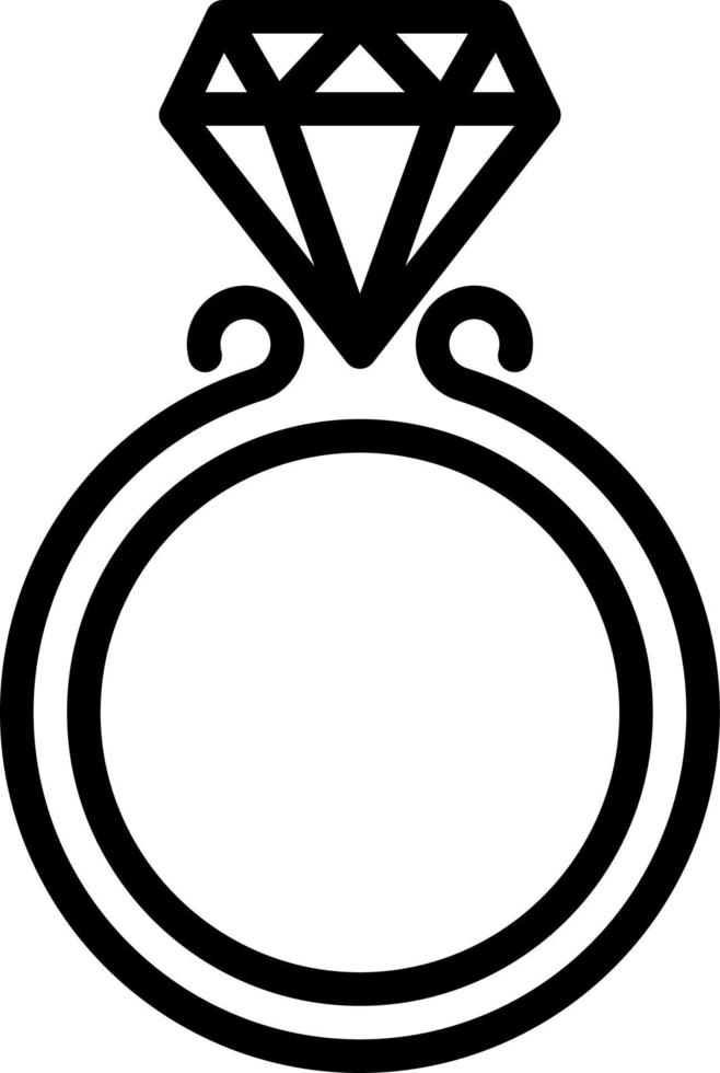 line icon for jewel vector