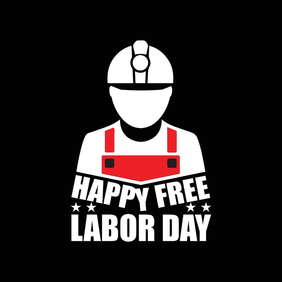 Labour T-shirt design vector
