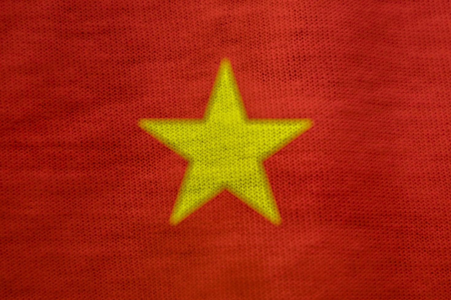 vietnamese flag texture as a background photo